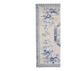 Vintage Pastel Village Pictorial Turkish Rug 4'11" X 6'5" | Area Rug in Rugs by Vintage Pillows Store. Item composed of cotton and fiber