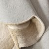 Hand Tufted Wool Area Rug, Ivory Beige Abstract Geometric Floor Decor | Rugs by Swiflo