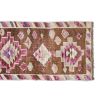 Mid 20th Century Faded Vintage Herki Runner 2'8" X 9'5" | Area Rug in Rugs by Vintage Pillows Store. Item composed of cotton