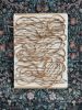 Woven Tile 12” x 17” Abstract Twisted Paper | Embroidery in Wall Hangings by Mpwovenn Fiber Art by Mindy Pantuso