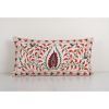 Red Tree of Life Pillow Case Made Out of a Vintage Uzbek Sam | Cushion in Pillows by Vintage Pillows Store
