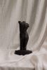 Female Torso Sculpture - Black | Sculptures by dellsculpture