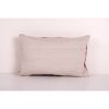Turkish Geometrical Kilim Lumbar Pillow Cover, Handwoven Kil | Cushion in Pillows by Vintage Pillows Store