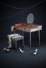 Upholstered Bench / Stool / Seat / Ottoman | Chairs by Manuel Barrera Habitables. Item composed of oak wood