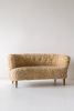 Vintage Danish Curved Loveseat Sofa | Love Seat in Couches & Sofas by District Loo