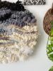 Round Yin Yang woven wall tapestry | Wall Hangings by Awesome Knots. Item made of cotton compatible with boho and contemporary style