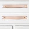 Veg-Tan Leather Handle [Flag End] | Strap in Storage by Keyaiira | leather + fiber | Artist Studio in Santa Rosa. Item composed of leather