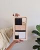 Tiled Wall Art no. 4 - September 2021 Release | Wall Sculpture in Wall Hangings by Eliana Bernard. Item composed of wood and ceramic