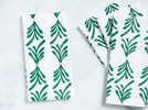 Dinner Napkins (set of 4) - Palmetto, Evergreen | Linens & Bedding by Mended. Item made of cotton