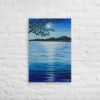 Canvas Print - Nocturned - Moonlit Sea by Night | Work by Eman's Gallery
