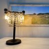 Tribeca Chandelier Table Lamp | Lamps by Michael McHale Designs. Item composed of steel and stone