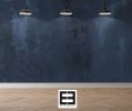 Navy Plaster — Luxe Textures Luxury Wallpaper Mural | Wall Treatments by ELLE WALLS