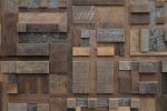 Geometric Cube: Wood wall sculpture | Wall Hangings by Craig Forget. Item composed of oak wood in mid century modern or contemporary style