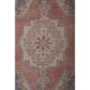 1950s Vintage Red Turkish Handmade Geometric Anatolian Rug4' | Area Rug in Rugs by Vintage Pillows Store. Item made of cotton with fiber