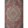 1950s Vintage Red Turkish Handmade Geometric Anatolian Rug4' | Area Rug in Rugs by Vintage Pillows Store. Item made of cotton with fiber