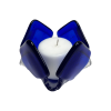 Transparent Blue Glass Candleholder | Candle Holder in Decorative Objects by Sand & Iron
