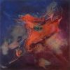 Hydra | Oil And Acrylic Painting in Paintings by Brazen Edwards Artist. Item made of wood with synthetic