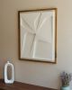 No. 08 Japandi Plaster Wall Relief - Scandinavian Neutral Decor | Wall Sculpture in Wall Hangings by Joseph Aurelius