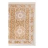 Vintage Pastel Coloured Central Asian Suzani Embroidery - Pi | Tablecloth in Linens & Bedding by Vintage Pillows Store