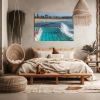 Waves Splashing on Iceberg Club, Bondi Beach | Photography by Richard Silver Photo. Item made of paper