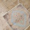 Square Faded Turkish Rug 2'4'' X 2'6'' | Area Rug in Rugs by Vintage Pillows Store
