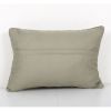 Vintage Kilim Pillowcase Throw Rug Pillow, Striped Lumbar Ki | Cushion in Pillows by Vintage Pillows Store