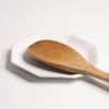 Handmade Porcelain Spoon Rest | Utensils by The Bright Angle. Item made of wood