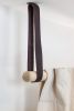 Chocolate Leather Suspension Strap | Storage by Keyaiira | leather + fiber | Artist Studio in Santa Rosa. Item made of leather