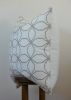White Euro Decorative Pillow with Circles 26x26 | Pillows by Vantage Design
