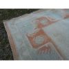 Vintage Distressed Pastel Color Oushak Area Rug | Rugs by Vintage Pillows Store. Item made of cotton with fiber
