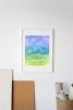 look to the sky | abstract art original | Watercolor Painting in Paintings by Megan Spindler