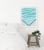 Serene swimming pool photograph, 'Pool Detail' art print | Photography by PappasBland. Item made of paper works with minimalism & contemporary style