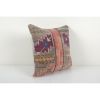 Square Oversize Turkish Carpet Cushion | Sham in Linens & Bedding by Vintage Pillows Store. Item made of cotton