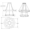 Alan Mizrahi KA1940 Glacier | Chandeliers by Alan Mizrahi Lighting Design
