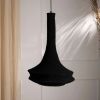 Earth Pendant (Black) | Pendants by FIG Living. Item made of fabric works with minimalism & japandi style