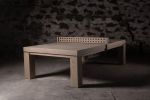 Black Oak and Teak, Dining / Ping Pong Table & Benches | Dining Table in Tables by NO AGE FURNITURE STUDIO
