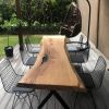 Farmhouse table | Rustic table | Dining Table in Tables by Ironscustomwood. Item composed of walnut & metal