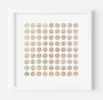 Eighty One Pink London Map Dots Collage | Paintings by Amelia Coward