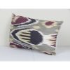 Ikat Gray Cushion Cover, Decorative Cotton Pillowcase, Centr | Pillows by Vintage Pillows Store