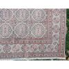 Handknotted Wool Kayseri Rug with Rich Border - Dining Room | Area Rug in Rugs by Vintage Pillows Store. Item composed of cotton
