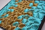No. 09 Acoustic Diffuser Panel - Gradient Modern Abstract Wall Art | Wall Sculpture in Wall Hangings by Joseph Aurelius