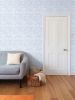 Water - Light Blue on White - Medium Wallpaper Print | Wall Treatments by Sean Martorana. Item composed of paper