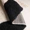 Black and white Beni Ourain Rug, Moroccan handmade rug | Rugs by Benicarpets