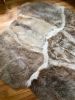 Sacred Spaces Collection: Asymmetrical Stripes | Area Rug in Rugs by East Perry. Item made of wool & fiber
