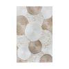 Handmade Geometric Ivory Wool Area Rug | Rugs by Swiflo