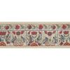 Silk Suzani Table Runner With Animal Design, Suzani Textile, | Tablecloth in Linens & Bedding by Vintage Pillows Store