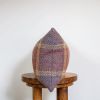 Pink & Purple Plaid with Camel Leather Cross Pillow 12x20 | Pillows by Vantage Design