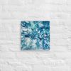 Canvas Print - Reef - Submerged Blue Fluid Abstract Sea Foam | Work by Eman's Gallery