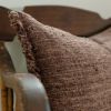 Chocolate Wild Silk Lumbar 17x26 | Pillows by Vantage Design