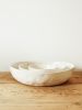 Serving Bowl Set in Milk | Serveware by Barton Croft. Item composed of stoneware compatible with country & farmhouse and japandi style